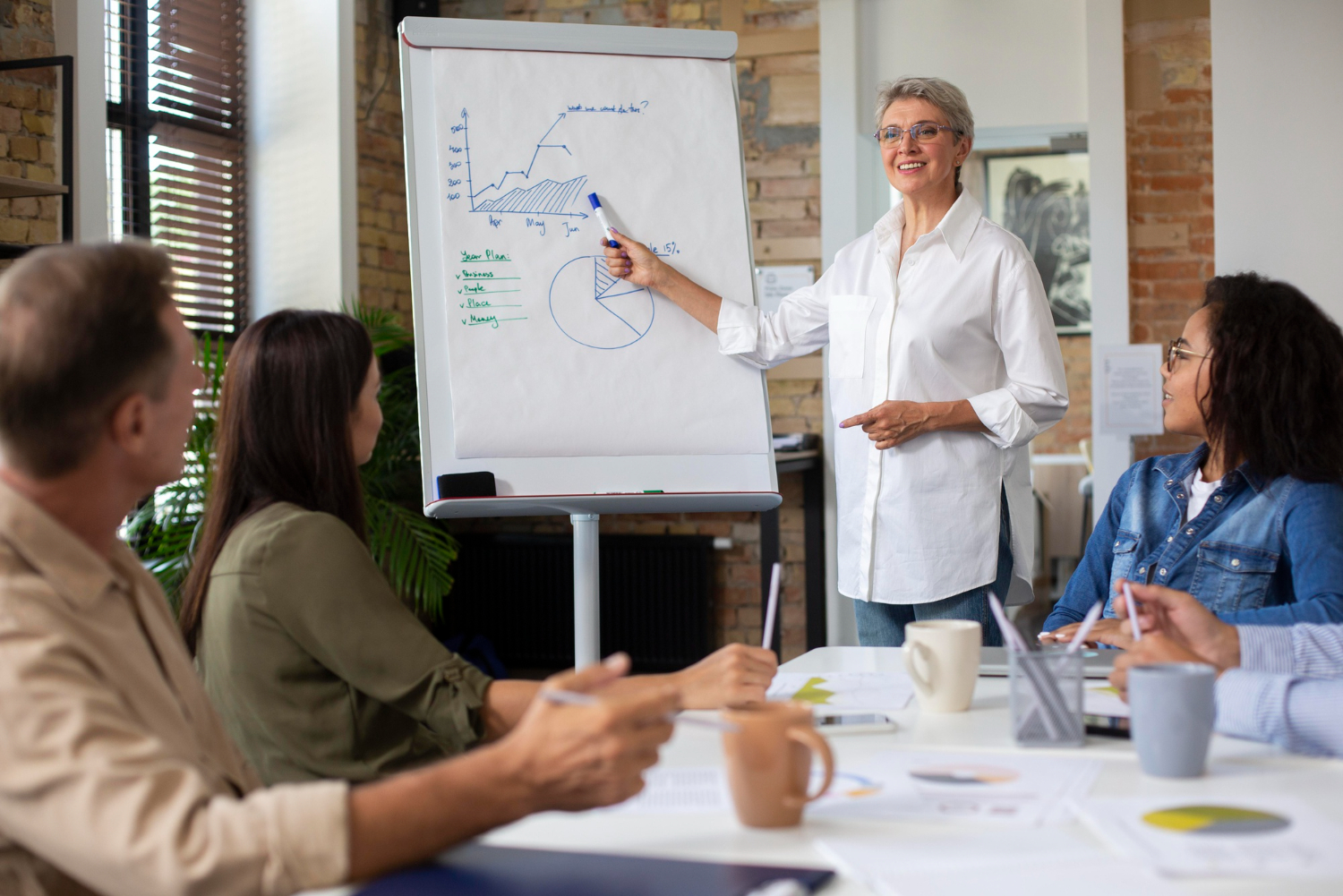 session de travail en entreprise familiale